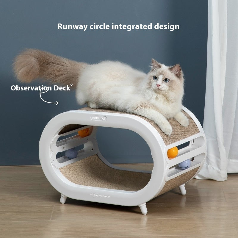 Transform Your Cat's Playtime with the Pet Scratching Board Nest Villa Toy